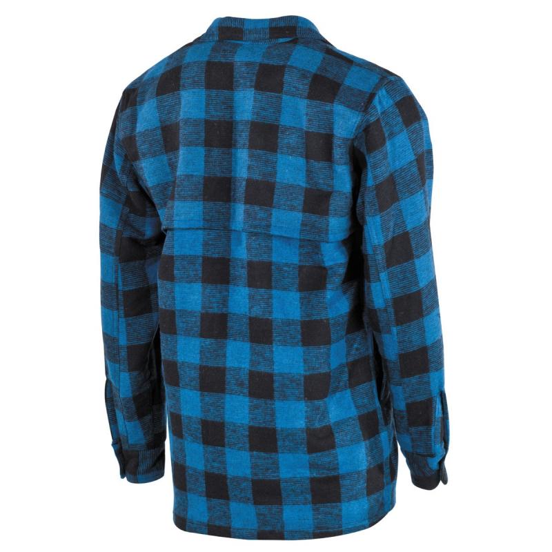 Holzfällerhemd in der Farbe blau schwarz kariert
