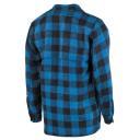 Holzfällerhemd in der Farbe blau schwarz kariert
