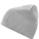 Strickmütze in der Farbe light grey melange.