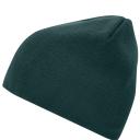 Strickmütze in der Farbe dark green