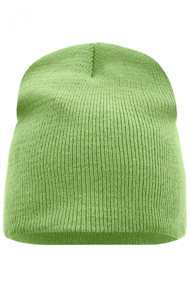 Strickmütze in der Mütze lime-green