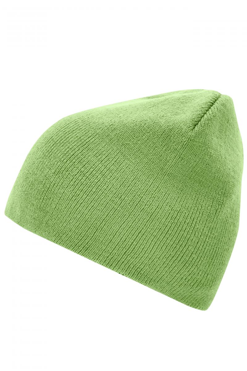 Strickmütze in der Mütze lime-green