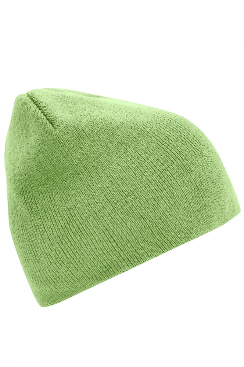 Strickmütze in der Mütze lime-green