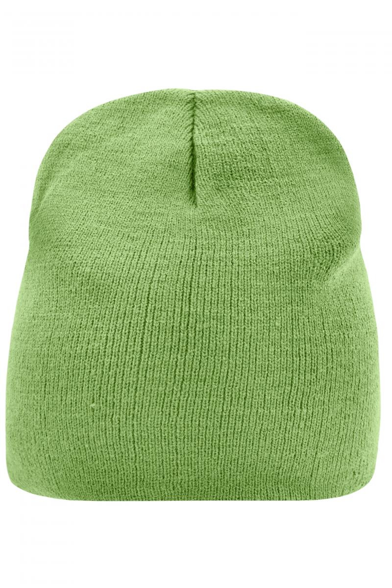 Strickmütze in der Mütze lime-green
