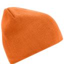 Strickmütze in der Farbe orange