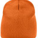 Strickmütze in der Farbe orange