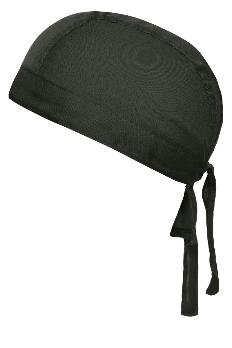 Bandana Hat in der Farbe dark-green. Trendiges Kopftuch , im Nacken zum binden