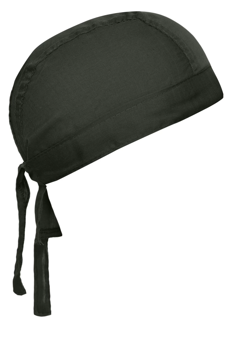 Bandana Hat in der Farbe dark-green. Trendiges Kopftuch , im Nacken zum binden