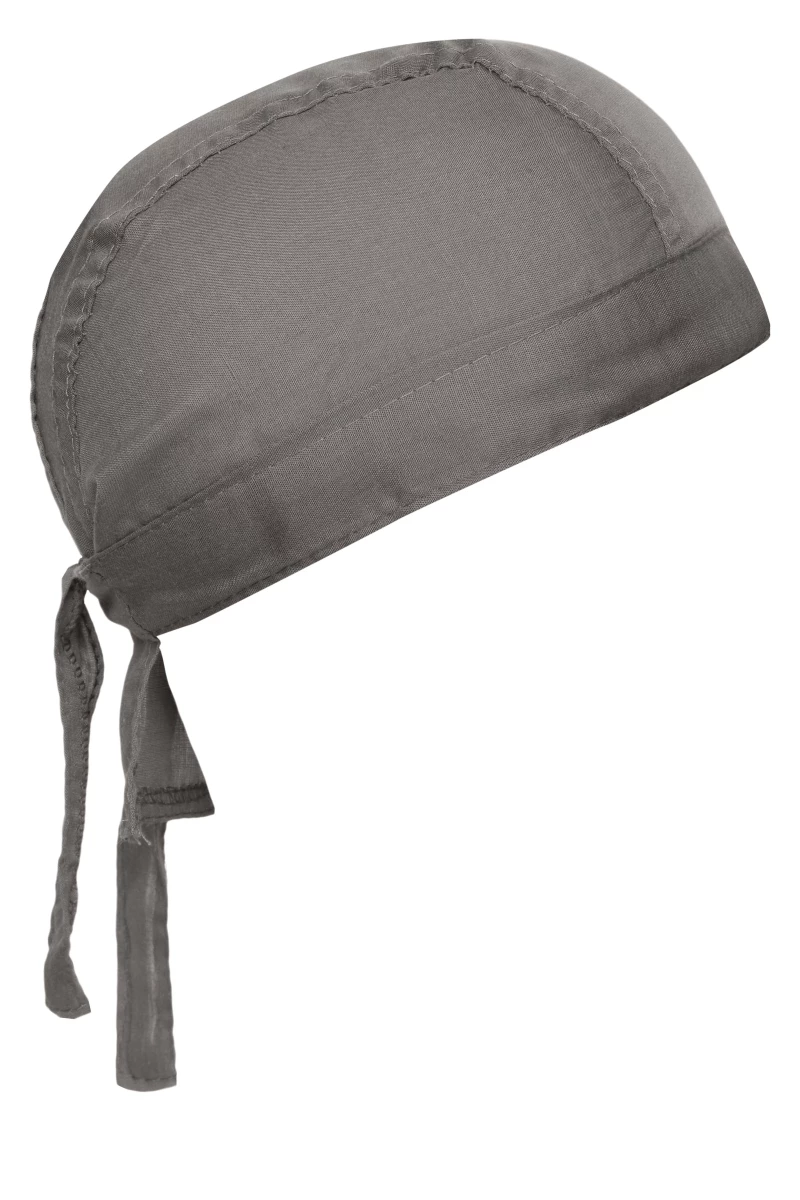 Bandana Hat in der Farbe dark-grey. Trendiges Kopftuch , im Nacken zum binden