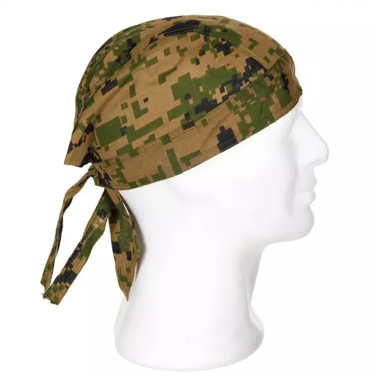Bandana Hat - digital woodland