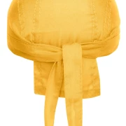 Bandana Hat in der Farbe gold-yellow. Traniges Kopftuch, im Nacken zum binden