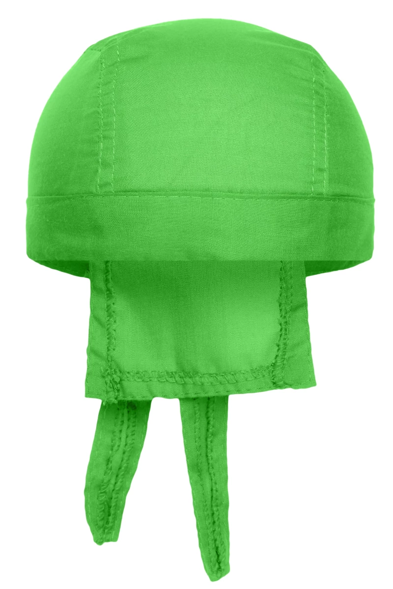 Bandana Hat in der Farbe lime-green. Trendiges Kopftuch, im Nacken zum binden