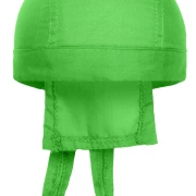 Bandana Hat in der Farbe lime-green. Trendiges Kopftuch, im Nacken zum binden