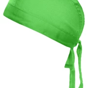 Bandana Hat in der Farbe lime-green. Trendiges Kopftuch, im Nacken zum binden