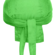 Bandana Hat in der Farbe lime-green. Trendiges Kopftuch, im Nacken zum binden