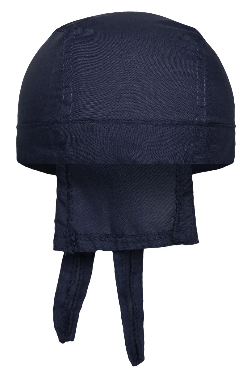 Bandana Hat in der Farbe navy. Trendiges Kopftuch , im Nacken zum binden