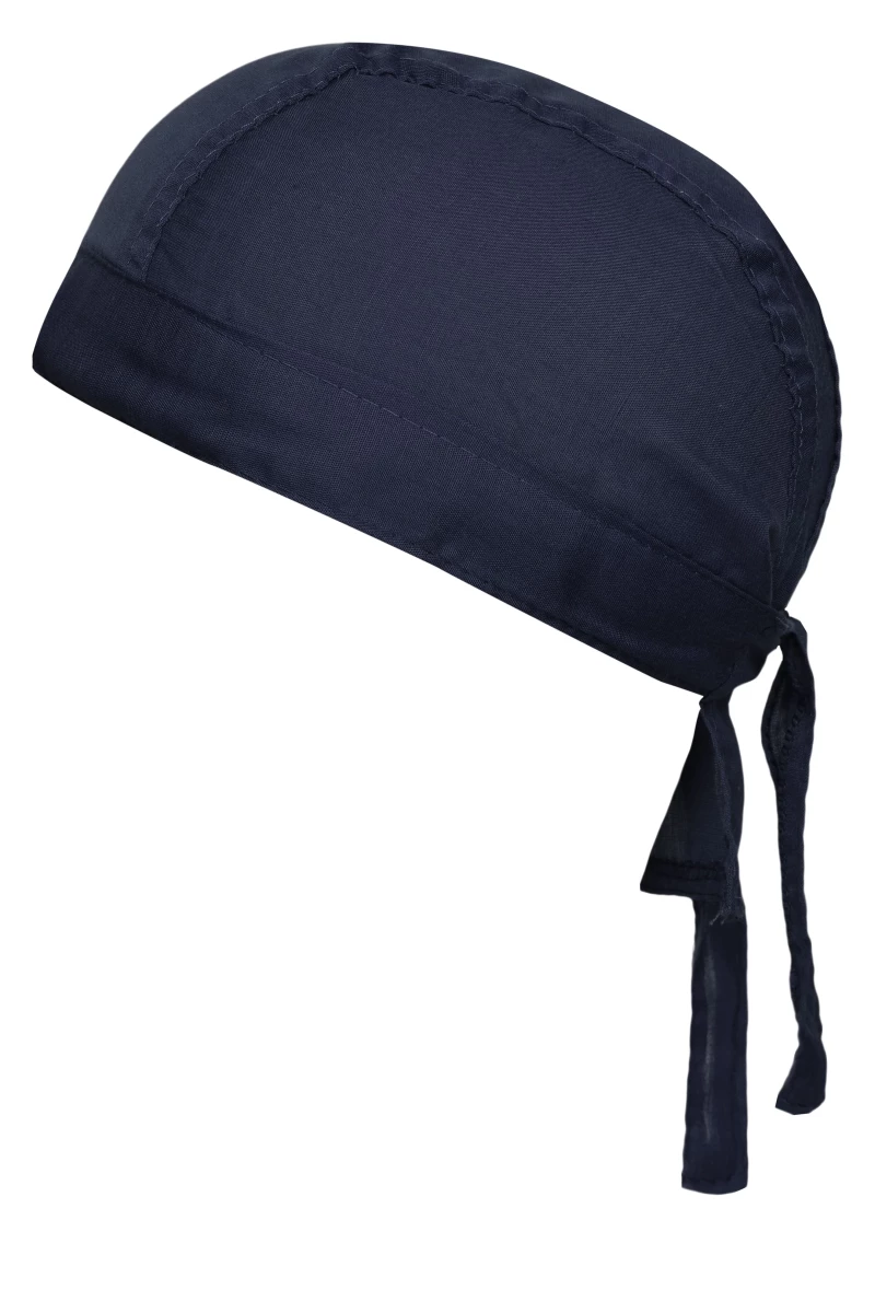 Bandana Hat in der Farbe navy. Trendiges Kopftuch , im Nacken zum binden