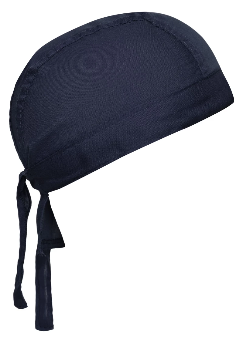 Bandana Hat in der Farbe navy. Trendiges Kopftuch , im Nacken zum binden