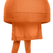 Bandana Hat in der Farbe orange. Trendiges Kopftuch , im Nacken zum binden