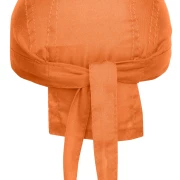 Bandana Hat in der Farbe orange. Trendiges Kopftuch , im Nacken zum binden