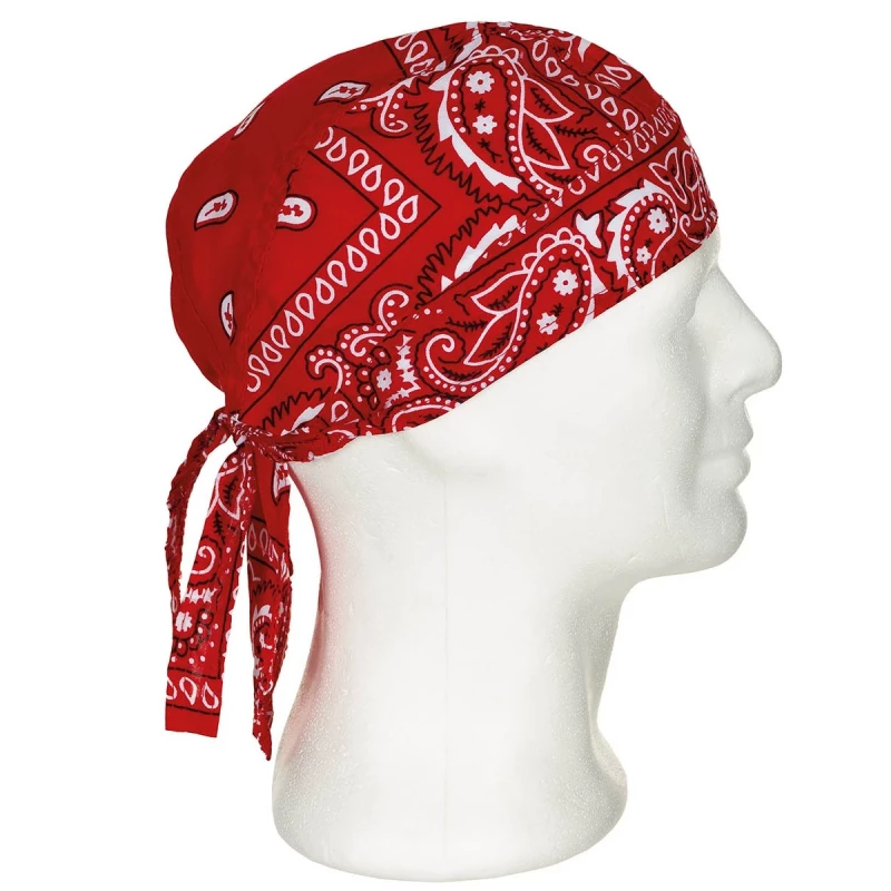 Bandana Hat in der Farbe paisley-red