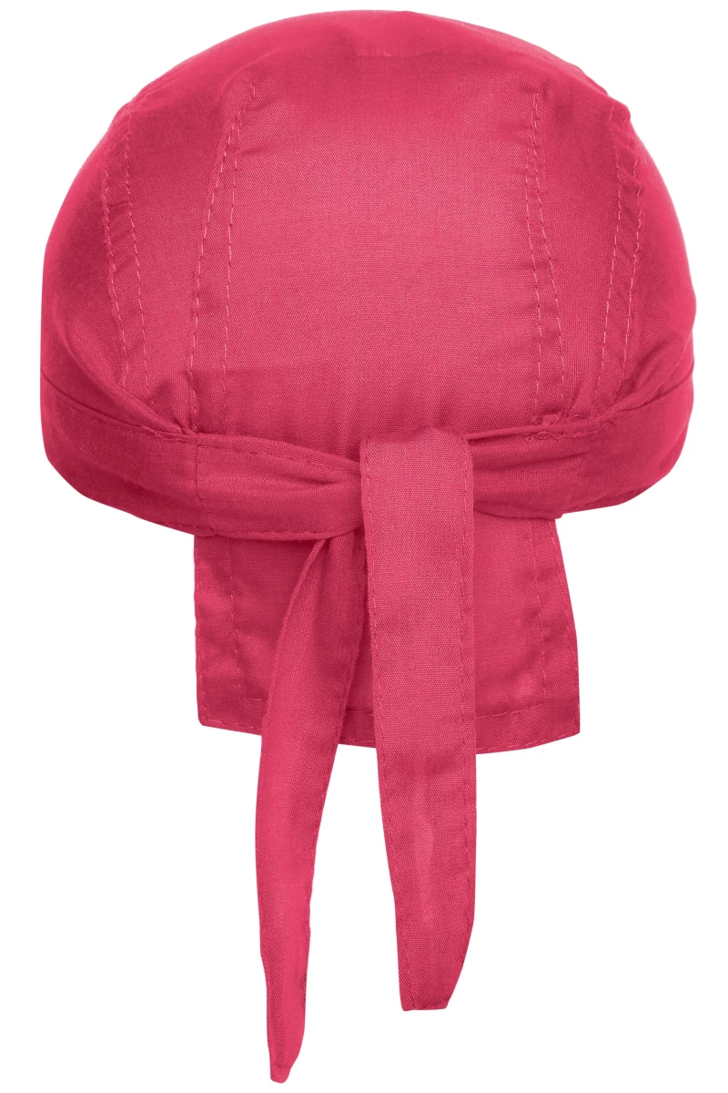 Bandana Hat in der Farbe pink. Trendiges Kopftuch , im Nacken zum binden
