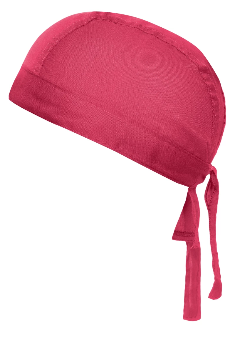 Bandana Hat in der Farbe pink. Trendiges Kopftuch , im Nacken zum binden