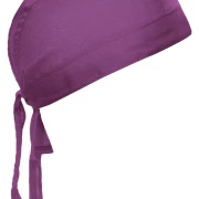 Bandana Hat in der Farbe purple. Trendiges Kopftuch , im Nacken zum binden