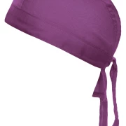 Bandana Hat in der Farbe purple. Trendiges Kopftuch , im Nacken zum binden