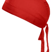 Bandana Hat in rot. Trendiges Kopftuch , im Nacken zum binden