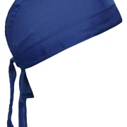 Bandana Hat in der Farbe royal blau. Trendiges Kopftuch , im Nacken zum binden
