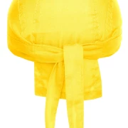 Bandana Hat in der Farbe sun-yellow. Trendiges Kopftuch , im Nacken zum binden