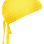 Bandana Hat in der Farbe sun-yellow. Trendiges Kopftuch , im Nacken zum binden