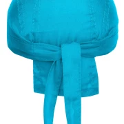 Bandana Hat in der Farbe turquoise. Trendiges Kopftuch , im Nacken zum binden
