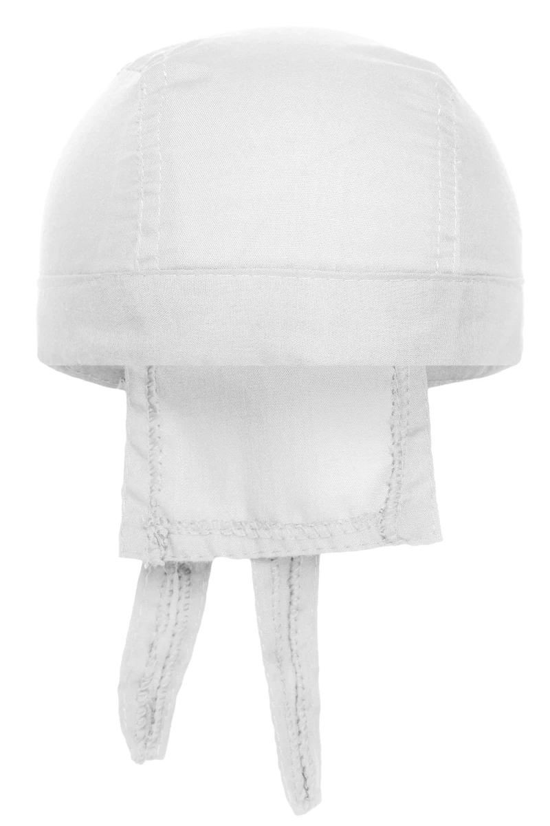 Bandana Hat in der Farbe weiß. Trendiges Kopftuch, im Nacken zum binden.