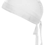 Bandana Hat in der Farbe weiß. Trendiges Kopftuch, im Nacken zum binden.