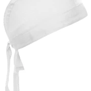 Bandana Hat in der Farbe weiß. Trendiges Kopftuch, im Nacken zum binden.