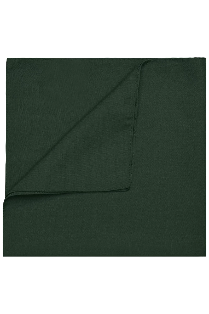 Bandana Tuch in der Farbe dark-green. Multifunktionelles Viereck-Tuch