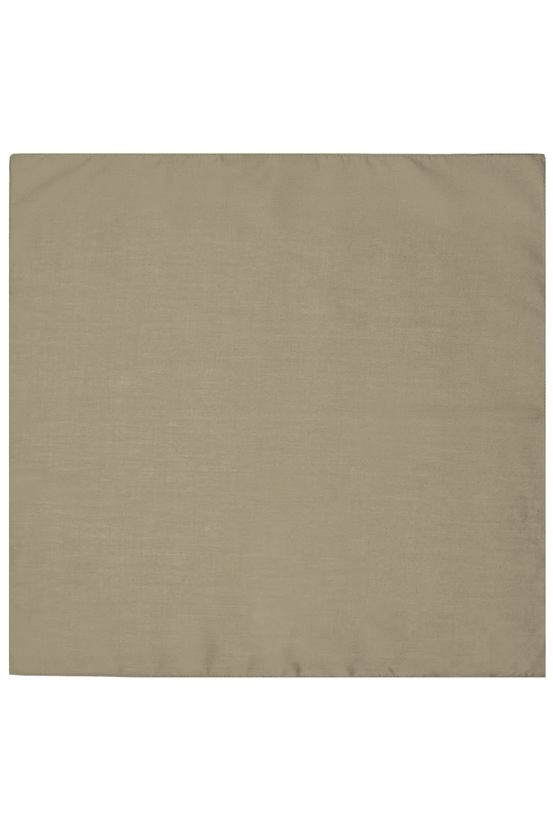Bandana Tuch in der Farbe khaki. Multifunktionelles Viereck-Tuch