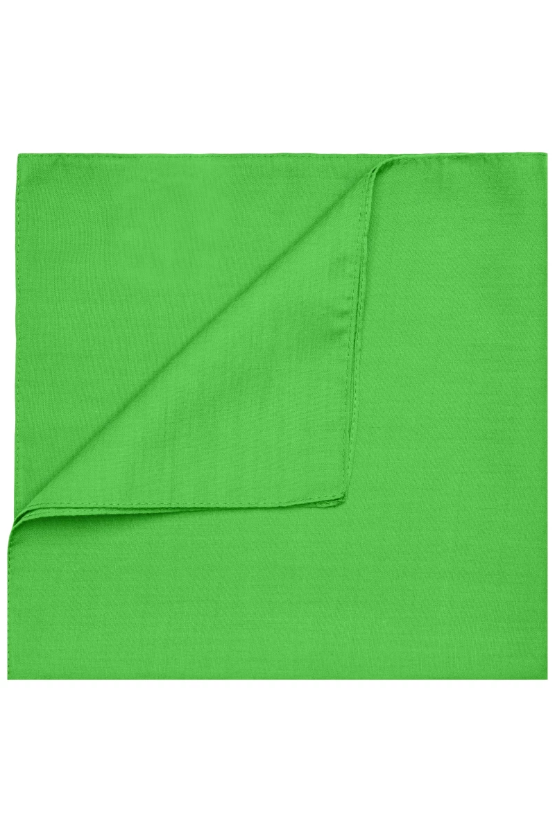 Bandana Tuch in der Farbe lime-green. Multifunktionelles Viereck-Tuch