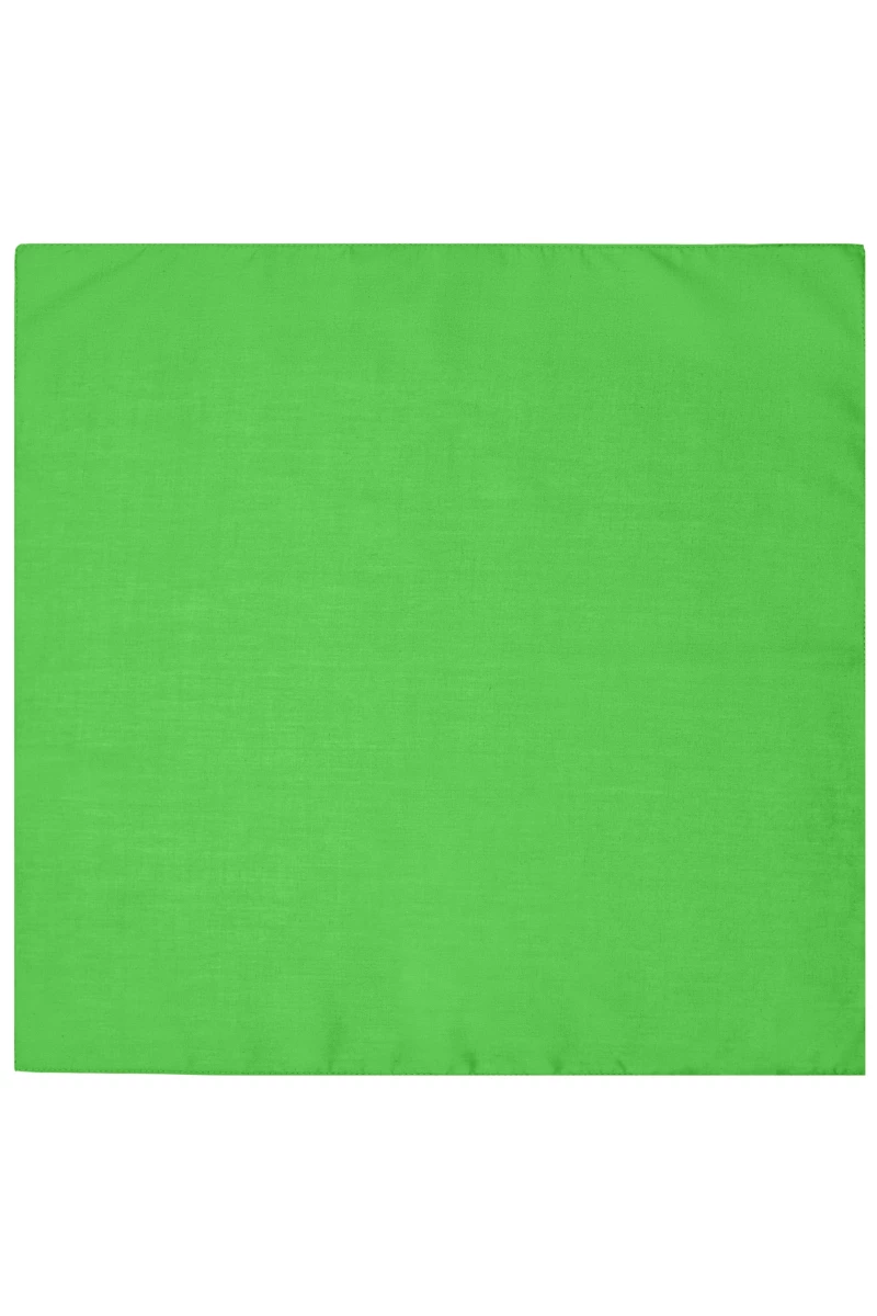 Bandana Tuch in der Farbe lime-green. Multifunktionelles Viereck-Tuch