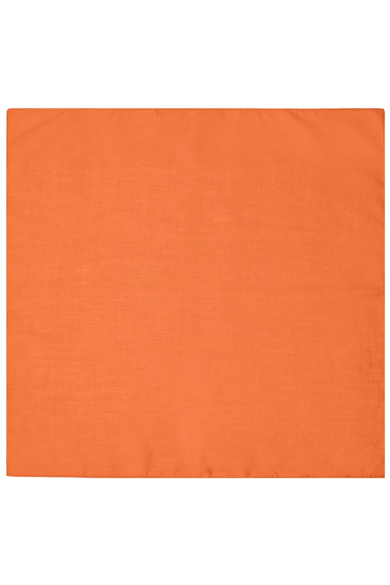 Bandana Tuch in der Farbe orange. Multifunktionelles Viereck-Tuch
