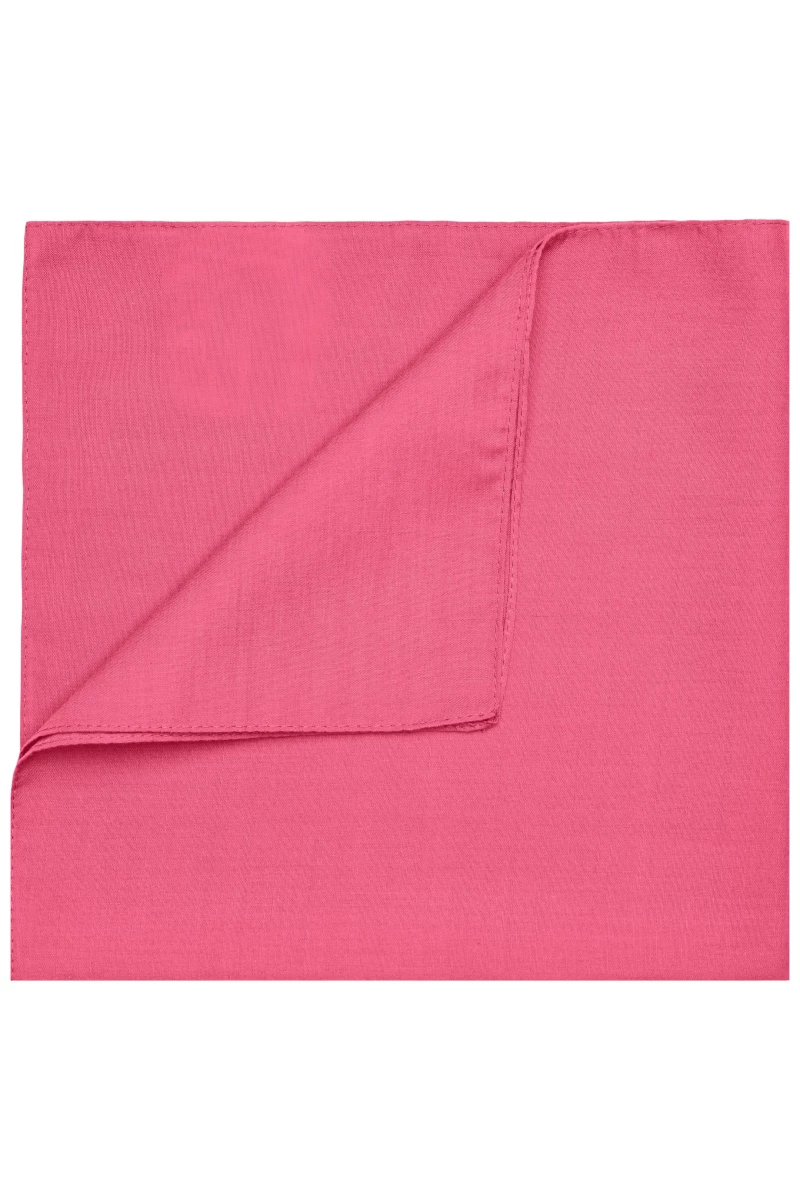 Bandana Tuch in der Farbe pink. Multifunktionelles Viereck-Tuch