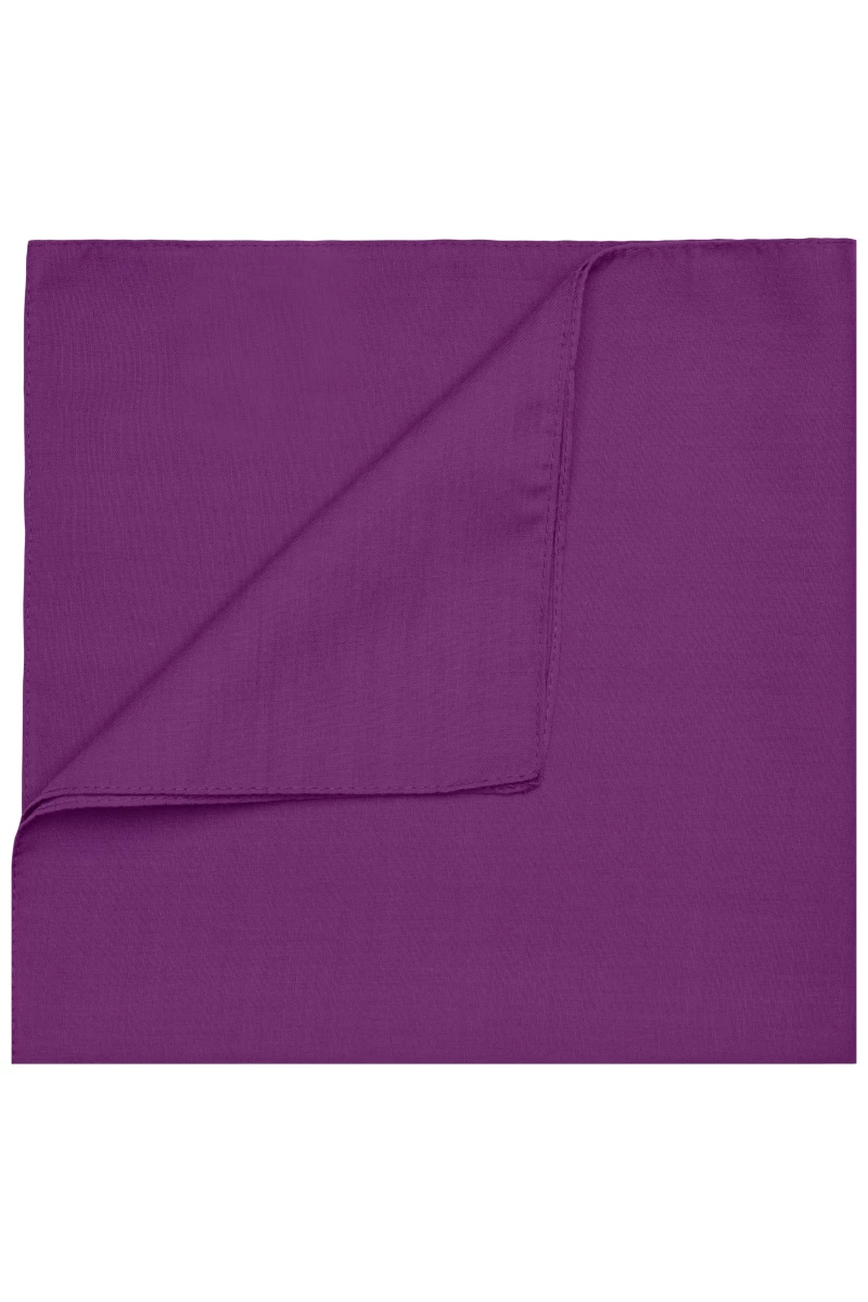 Bandana Tuch in der Farbe purple. Multifunktionelles Viereck-.Tuch