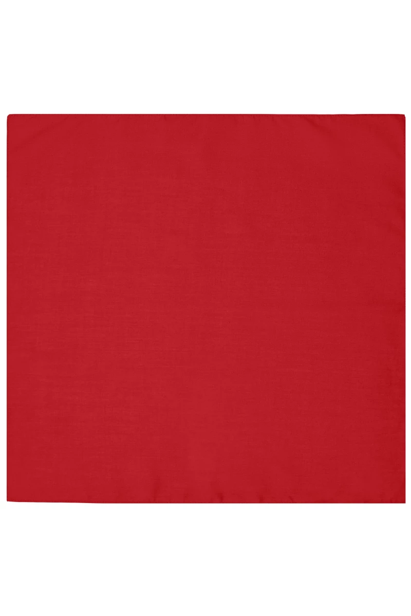 Bandana Tuch in der Farbe rot. Multifunktionelles Viereck-Tuch