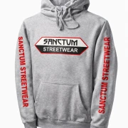 Sanctum Streetwear  Hoodie - grey-heather   Klassischer Kapuzensweater  Sweat-Qualität mit angerauter Innenseite  Doppellagige Kapuze mit Kordelzug  Necktape  Bündchen mit Elasthan  Farbe: grey-heather  Material: 80% Baumwolle, 20% Polyester Oberstoff ( 280g/ m²) 