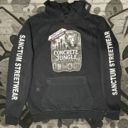 Sanctum Streetwear Hoodie black - Concrete Jungle