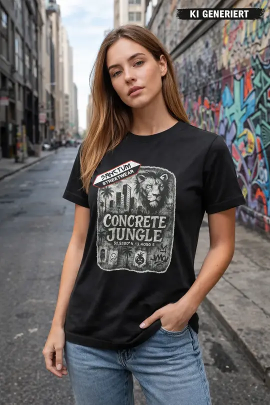 Sanctum Streetwear T-Shirt Concrete Jungle - black
