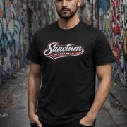 Sanctum Streetwear  T-Shirt Vintage - black  Dieses Rundhals T-Shirt überzeugt durch seinen zeitlosen Schnitt und dem hohen Tragekomfort.    Klassischer Rundhalsausschnitt  Single Jersey    Material: 100% Baumwolle  Oberstoff ( 180g/ m²)