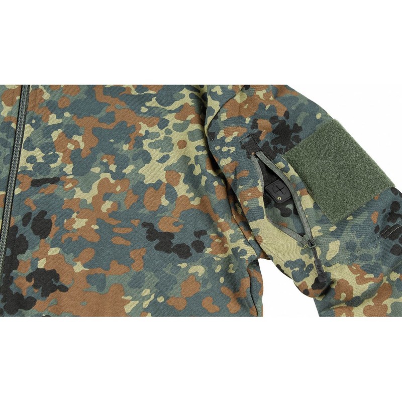 Sweatjacke Tactical in der Farbe flecktarn